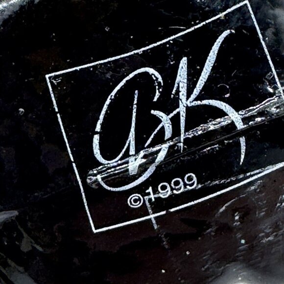 Teddys In Time 1999 BK Hand Blown Glass Ornament 1960s Spaceman - Picture 7 of 9